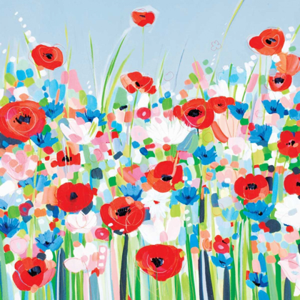 Picture of CORNFLOWERS AND POPPIES