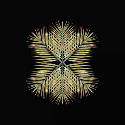 Picture of GOLD DECO PALM STAR