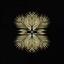 Picture of GOLD DECO PALM STAR