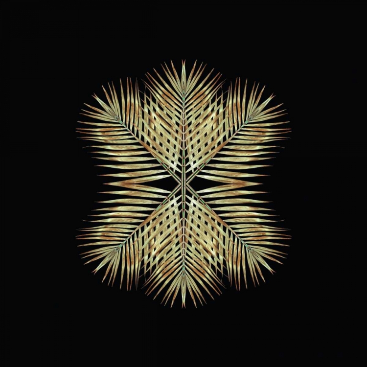 Picture of GOLD DECO PALM STAR