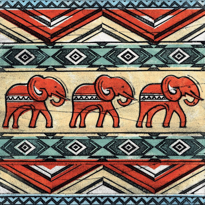 Picture of TRIBAL ELEPHANTS