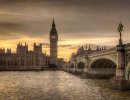 Picture of AUTUMN SKIES-LONDON-ENGLAND