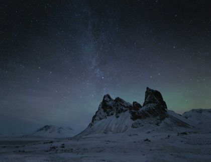 Picture of STARRY NIGHT-EYSTRAHORN MOUNTAINS-ICELAND 