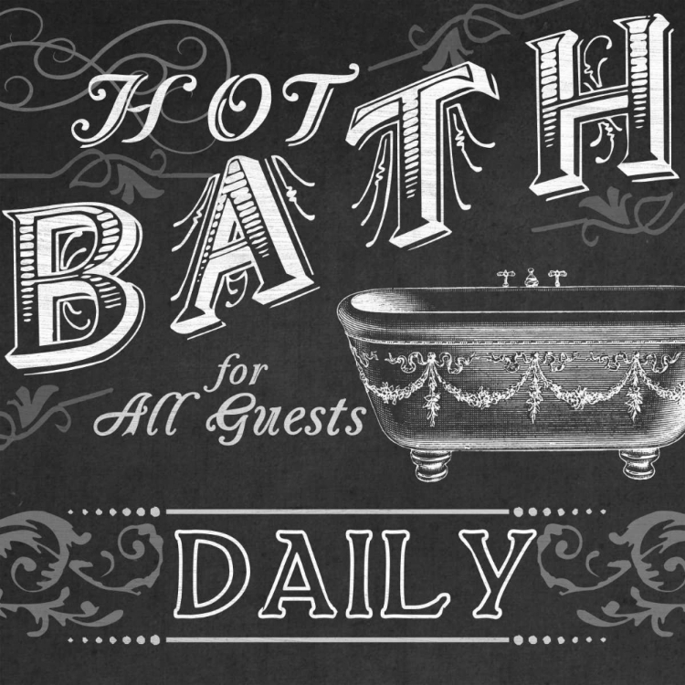 Picture of CHALKBOARD BATH SIGNS II