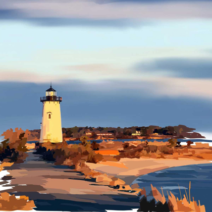 Picture of LIGHTHOUSE SCENE II