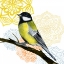 Picture of MANDALA BIRD III
