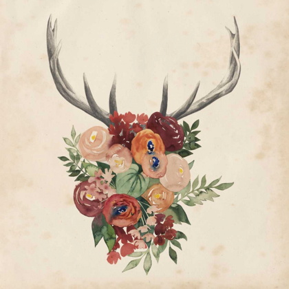 Picture of FLOWER ANTLERS II