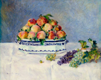 Picture of STILL LIFE WITH PEACHES AND GRAPES