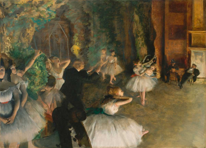 Picture of THE REHEARSAL OF THE BALLET ONSTAGE