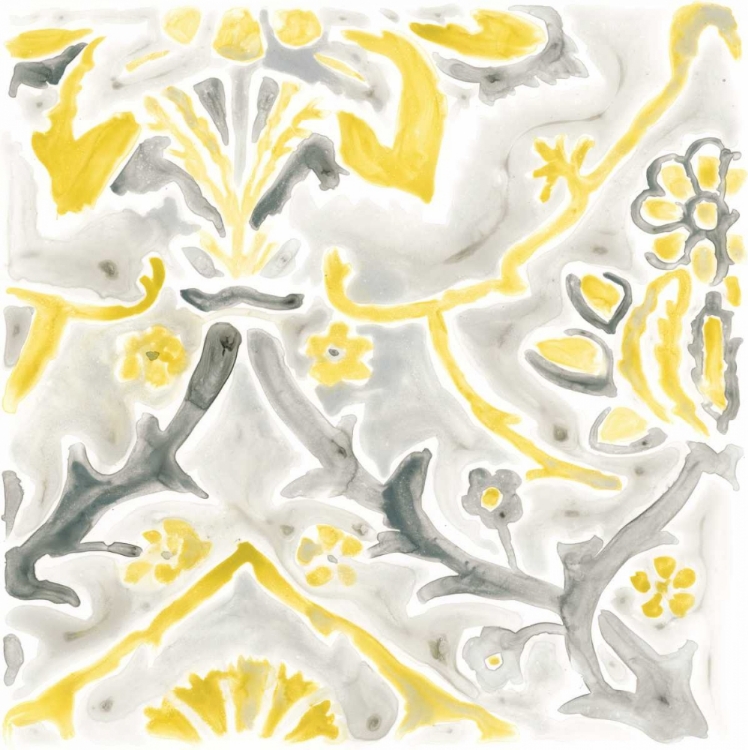 Picture of CITRON DAMASK TILE II