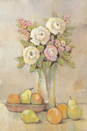 Picture of STILL LIFE STUDY FLOWERS AND FRUIT I