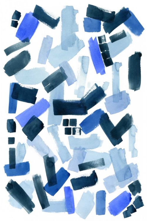 Picture of CERULEAN STROKES I