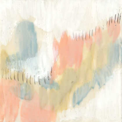 Picture of STITCHED PASTELS I