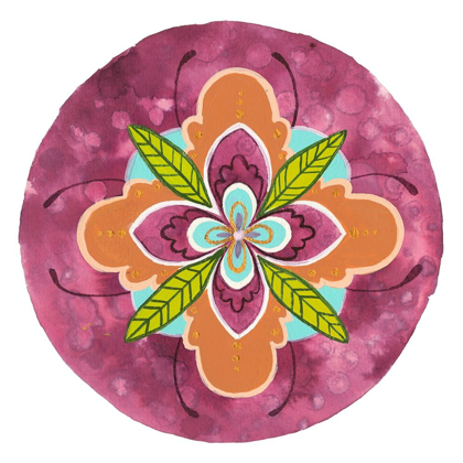 Picture of MAROON MANDALA I