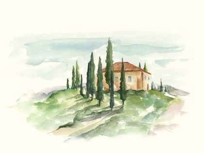 Picture of WATERCOLOR TUSCAN VILLA II