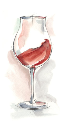 Picture of WINE GLASS STUDY III