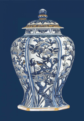 Picture of BLUE AND WHITE PORCELAIN VASE I