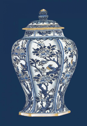 Picture of BLUE AND WHITE PORCELAIN VASE II