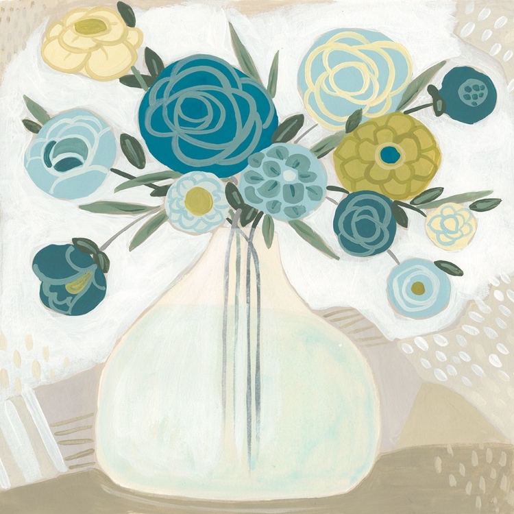 Picture of BLUE BOHEMIAN BOUQUET II