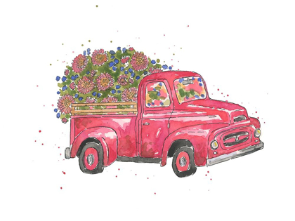 Picture of FLOWER TRUCK IV