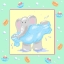 Picture of BABY ELEPHANT BATH IV