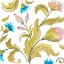 Picture of ABBEY FLORAL TILES IX
