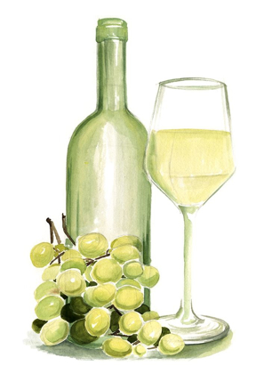 Picture of WINE WATERCOLOR II