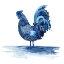 Picture of COBALT FARM ANIMALS IV