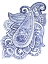 Picture of INDIGO PAISLEY III