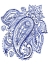 Picture of INDIGO PAISLEY IV