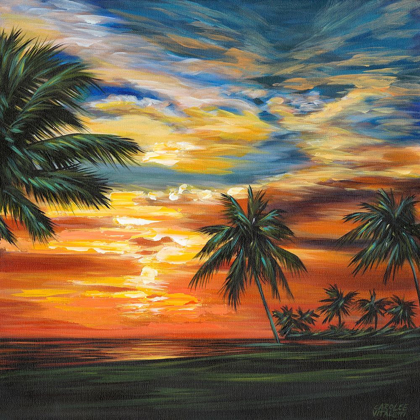 Picture of STUNNING TROPICAL SUNSET II