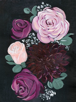 Picture of DARK AND DREAMY FLORAL II