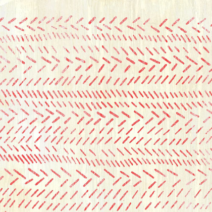 Picture of WEATHERED PATTERNS IN RED II