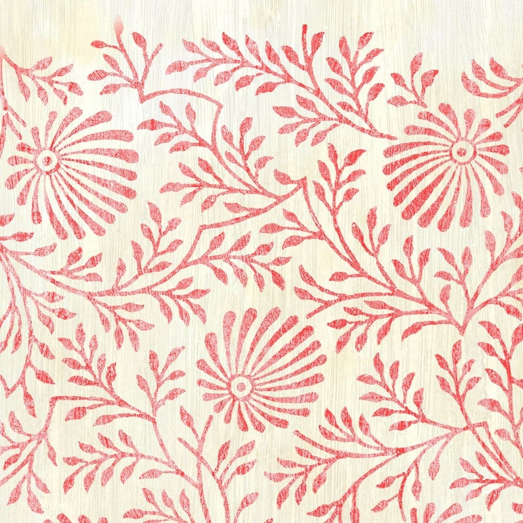 Picture of WEATHERED PATTERNS IN RED VII