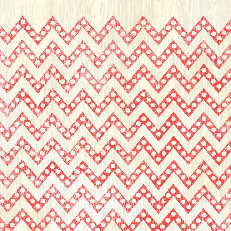 Picture of WEATHERED PATTERNS IN RED XII