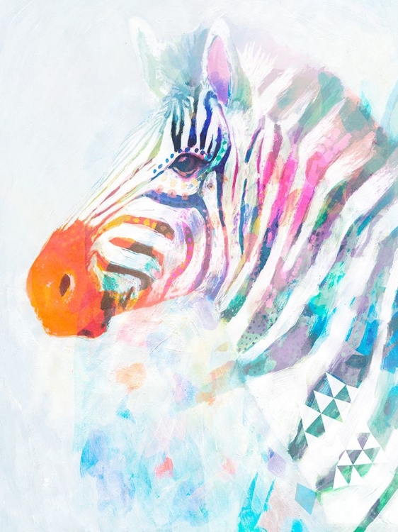 Picture of FLUORESCENT ZEBRA I