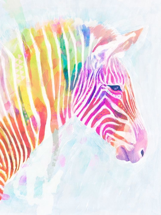 Picture of FLUORESCENT ZEBRA II