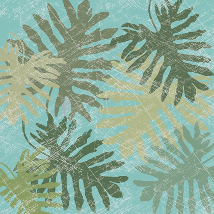 Picture of FADED TROPICAL LEAVES I