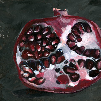 Picture of POMEGRANATE STUDY ON BLACK I