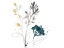 Picture of NAVY GARDEN INSPIRATION I