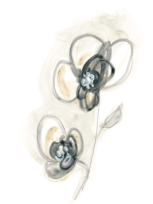 Picture of MONOCHROME FLORAL STUDY II