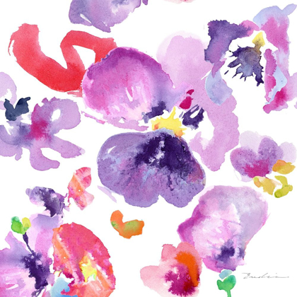 Picture of WATERCOLOR FLOWER COMPOSITION III