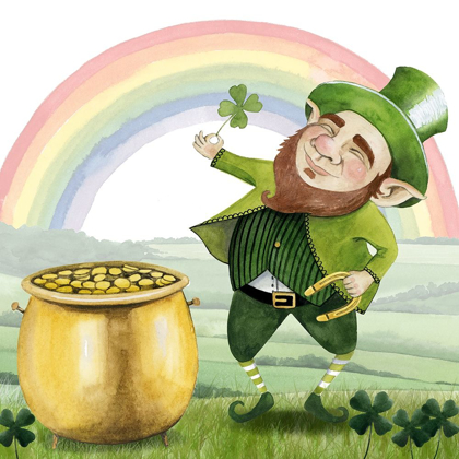 Picture of LEPRECHAUNS RAINBOW I