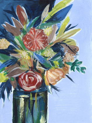 Picture of FLOWERS IN A VASE I