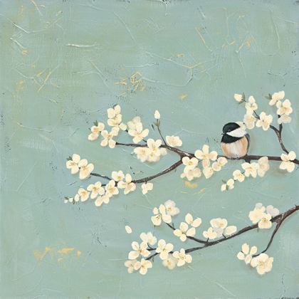 Picture of CHICKADEE AND DOGWOOD I