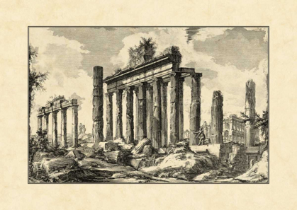 Picture of VINTAGE ROMAN RUINS I