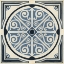 Picture of INDIGO MOTIF II