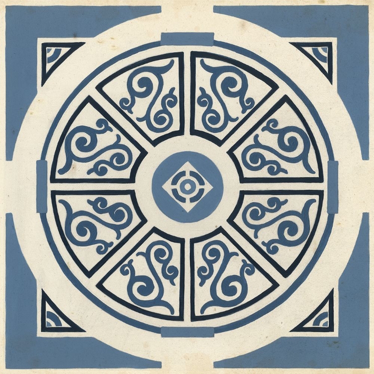 Picture of INDIGO MOTIF VIII