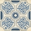 Picture of INDIGO MOTIF IX