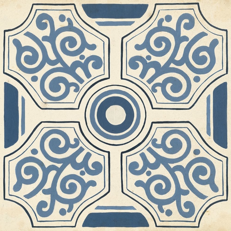 Picture of INDIGO MOTIF IX